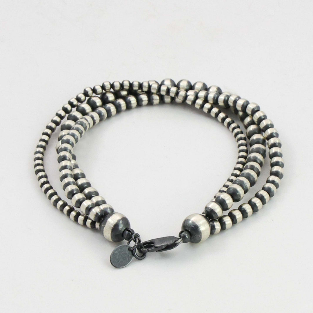 Silver Bead Bracelet