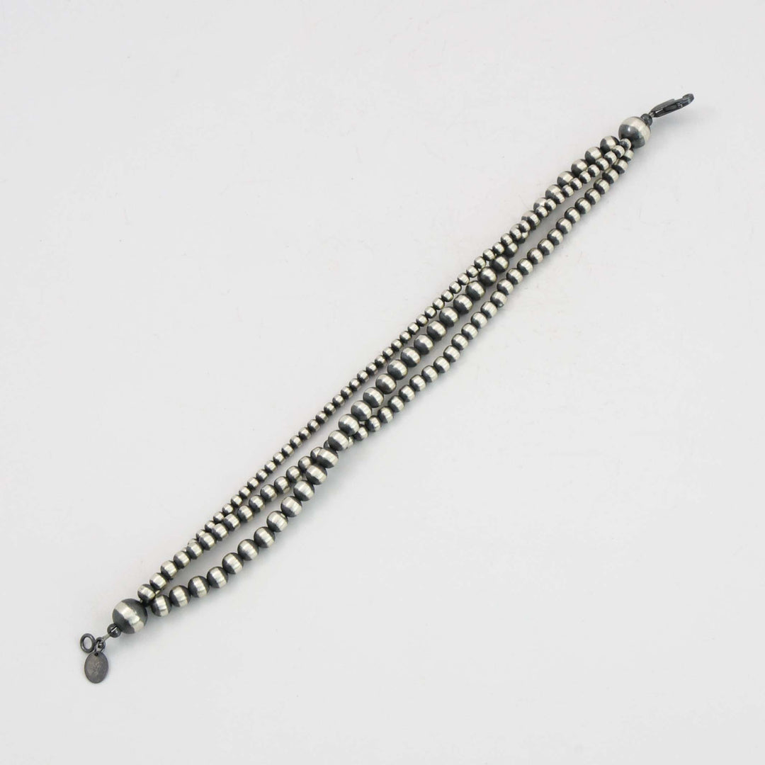Silver Bead Bracelet