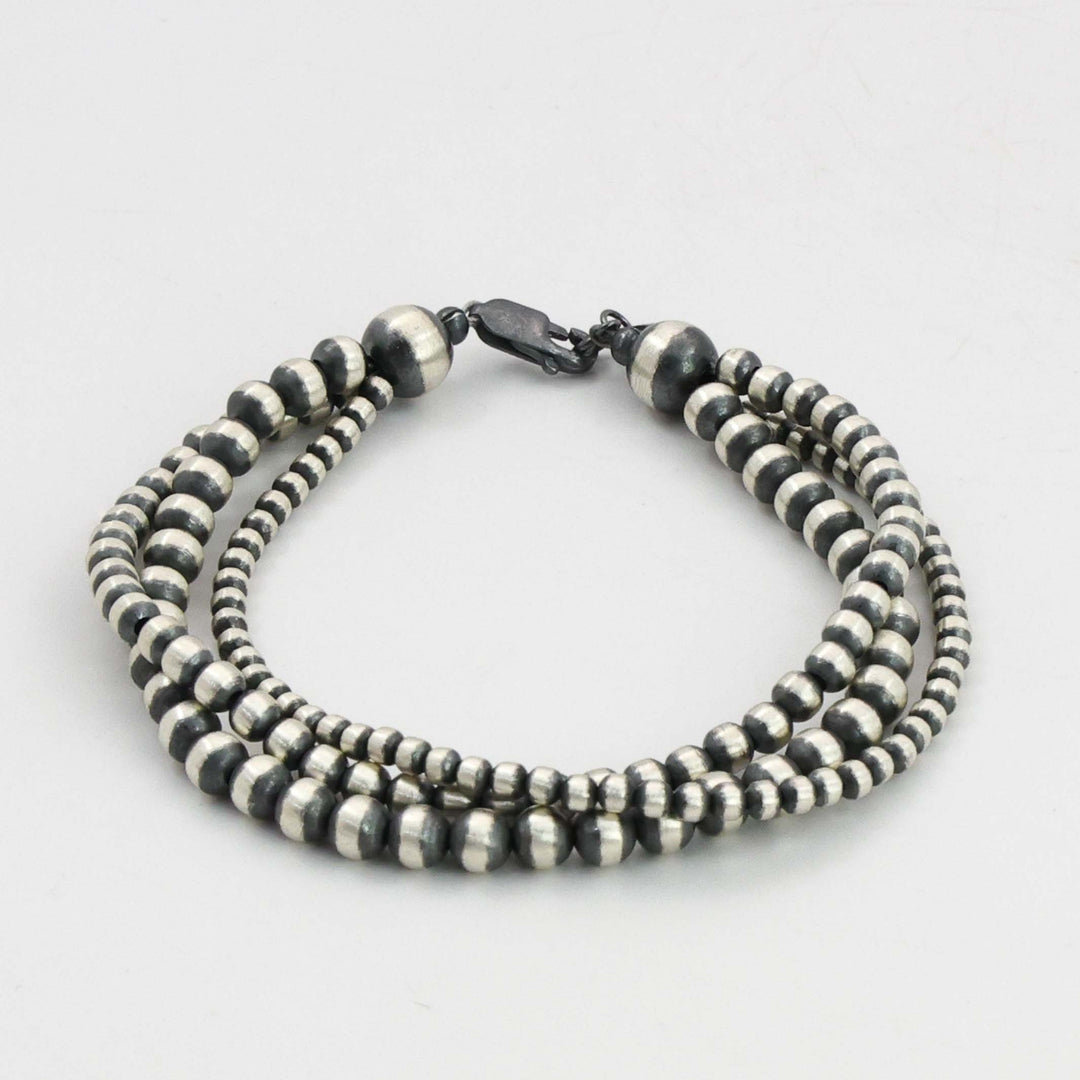 Silver Bead Bracelet