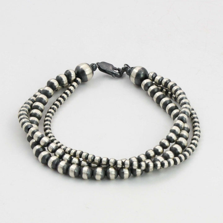 Silver Bead Bracelet
