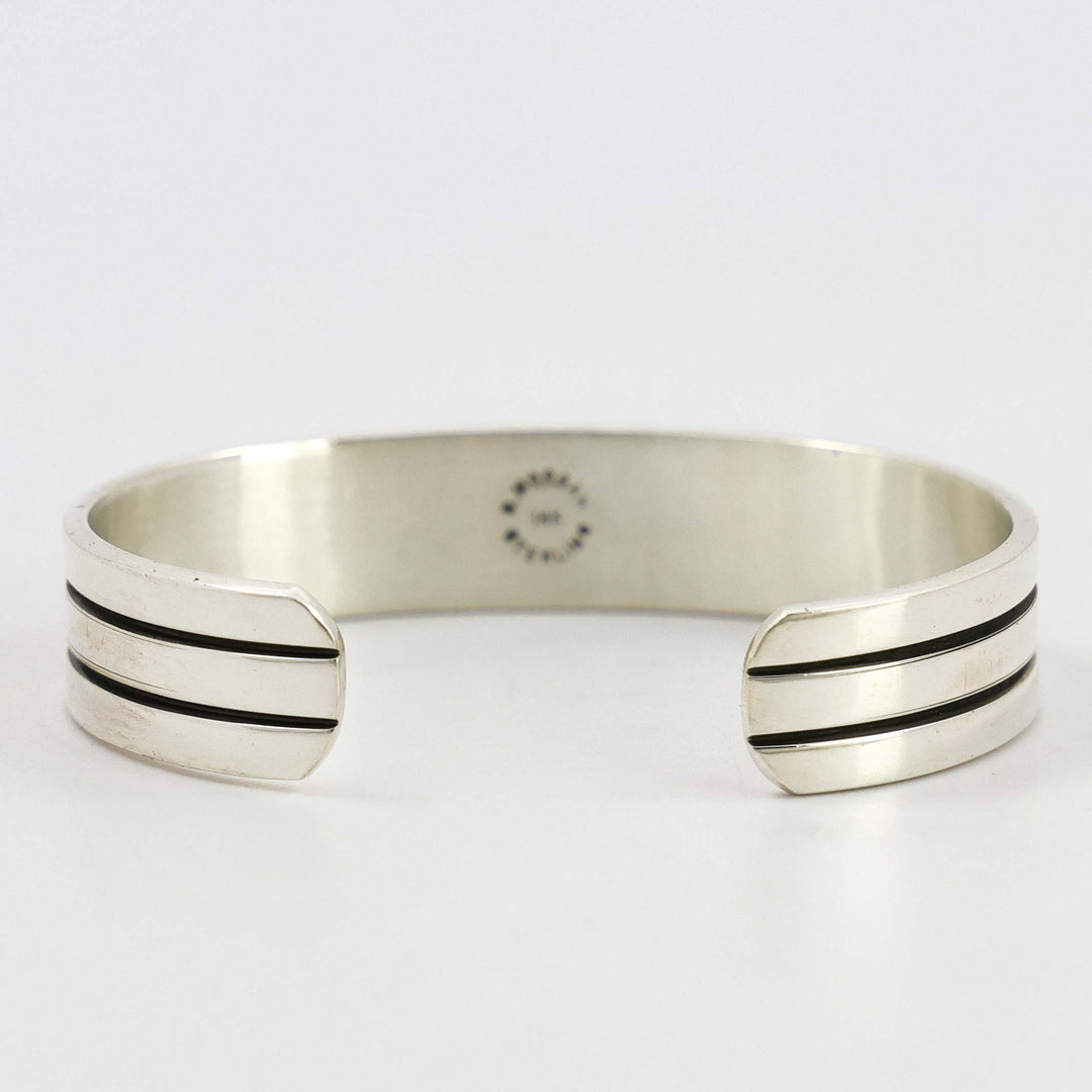 Gold on Silver Cuff