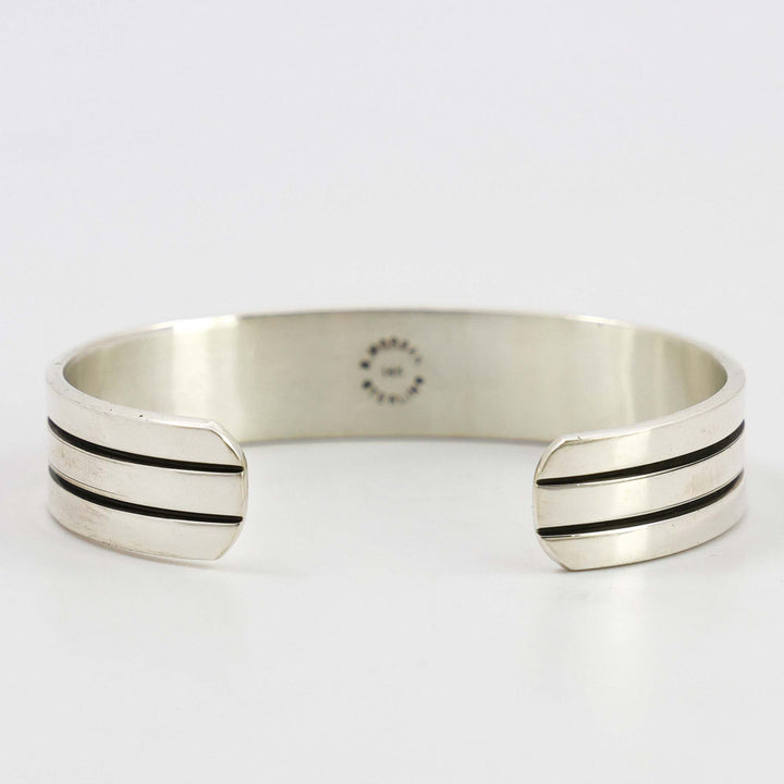 Gold on Silver Cuff