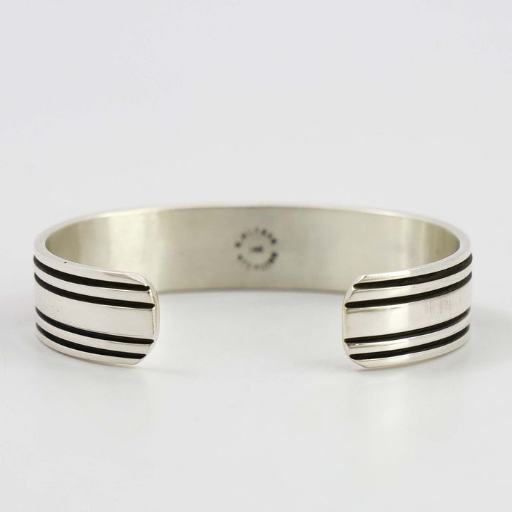 Gold on Silver Cuff