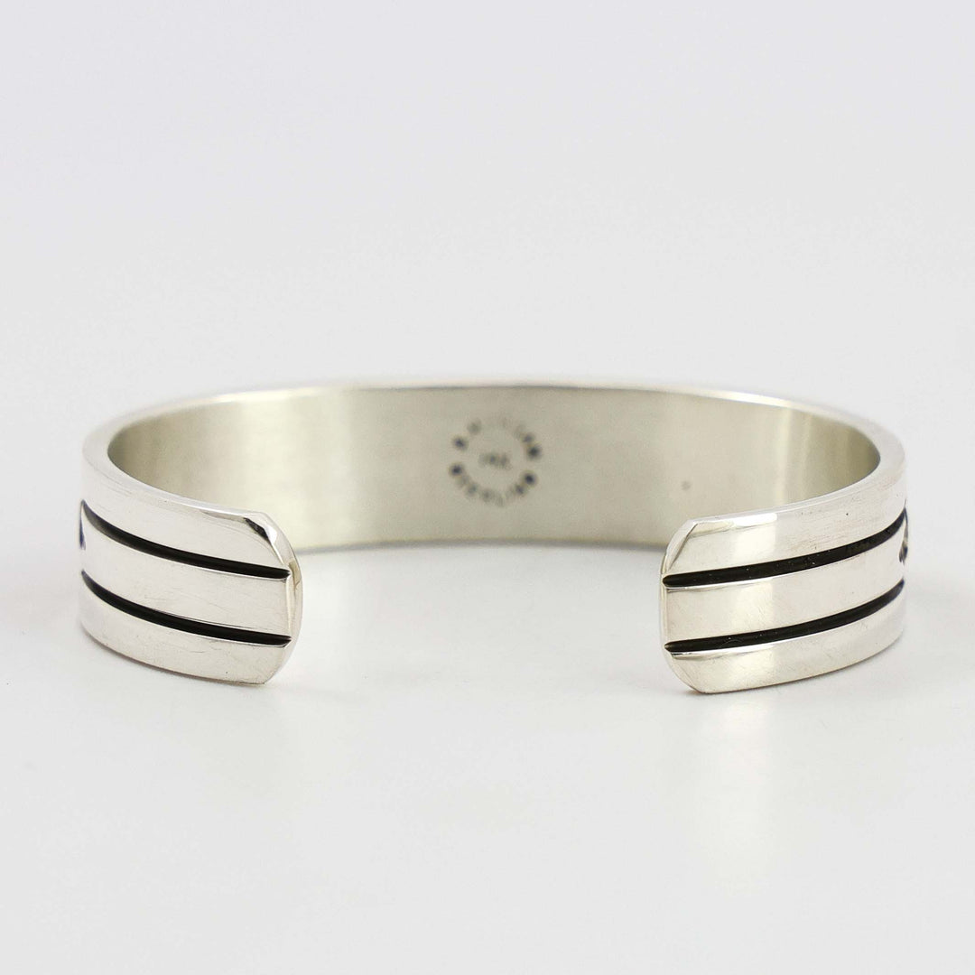 Gold on Silver Cuff