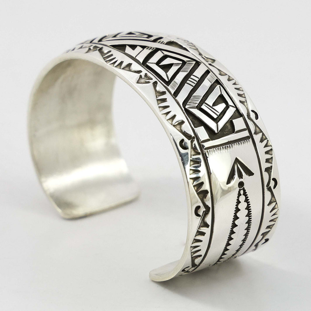 Silver Overlay Cuff