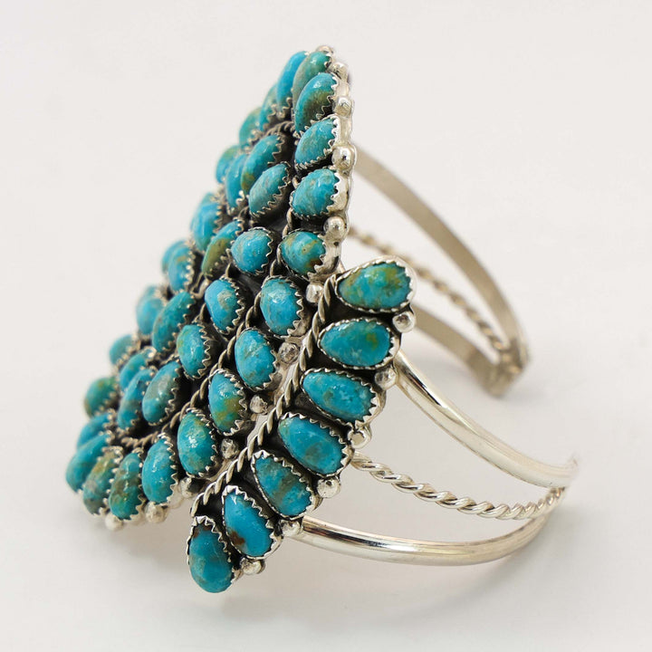 Turquoise Cluster Cuff