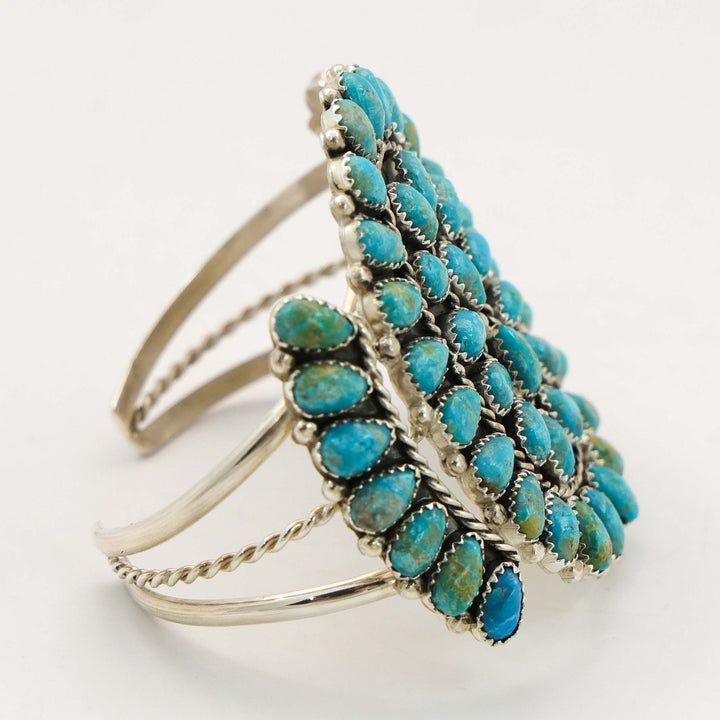 Turquoise Cluster Cuff