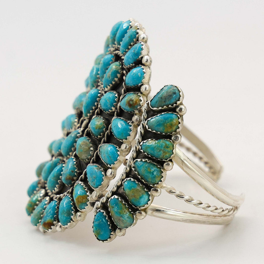Turquoise Cluster Cuff