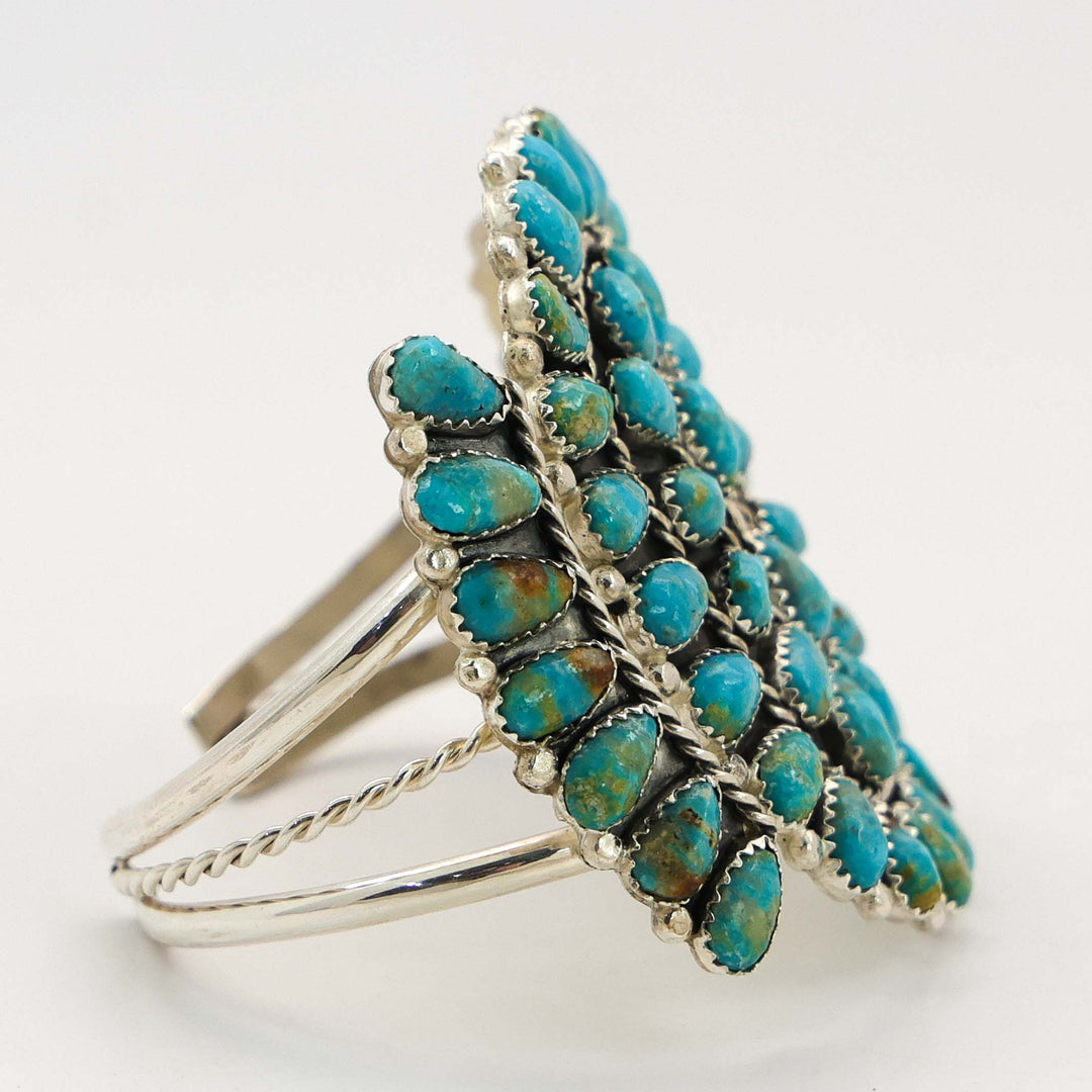 Turquoise Cluster Cuff