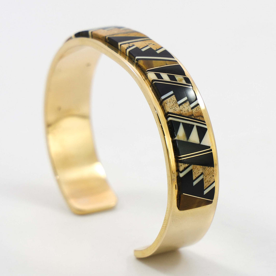 Gold Inlay Cuff