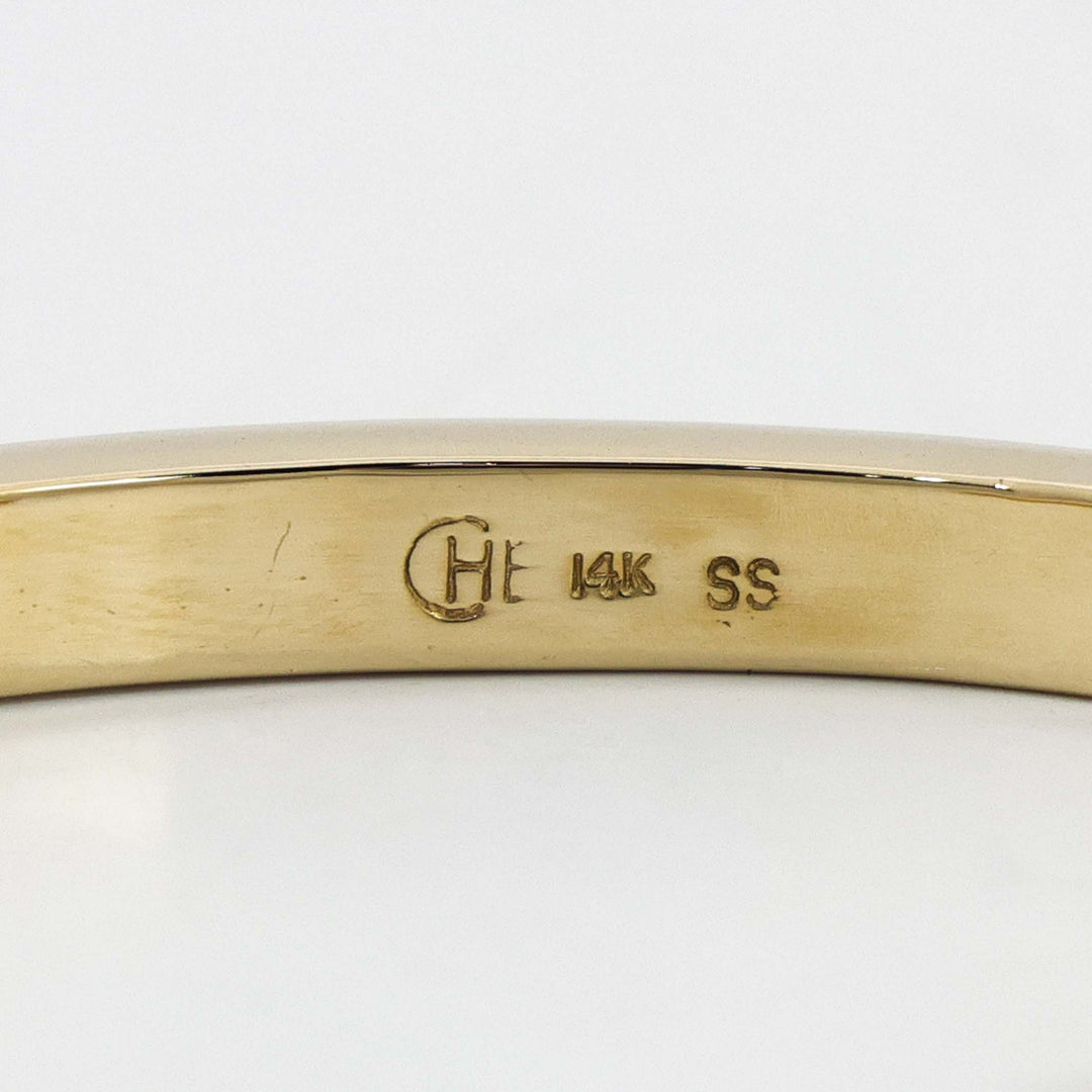 Gold and Turquoise Cuff