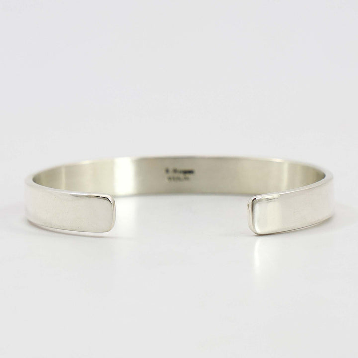 Stamped Silver Cuff