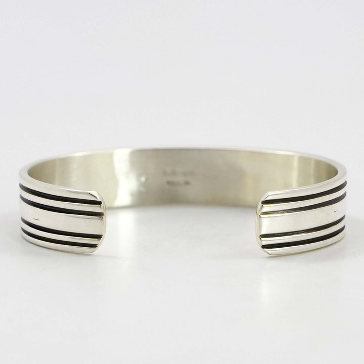 Stamped Silver Cuff