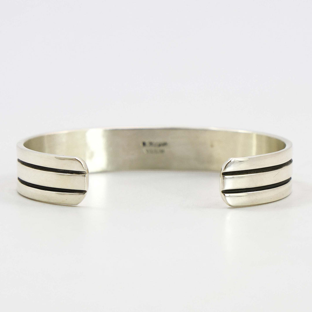 Stamped Silver Cuff