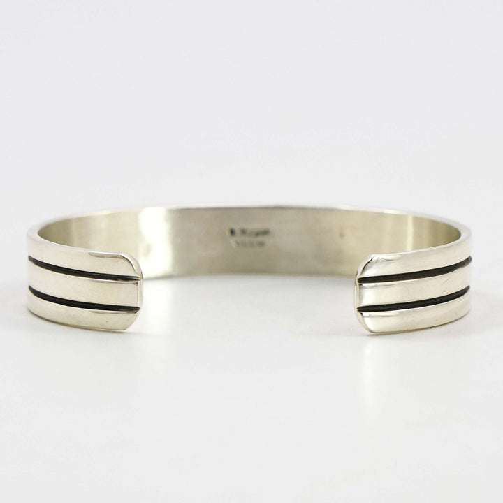 Stamped Silver Cuff