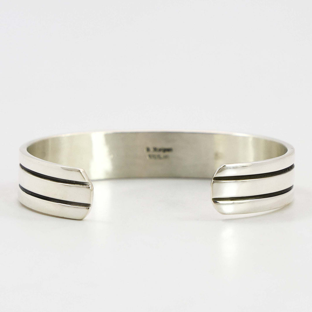 Stamped Silver Cuff