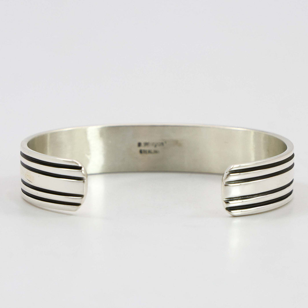 Stamped Silver Cuff