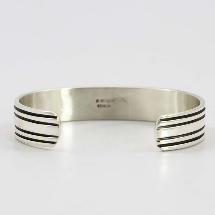 Stamped Silver Cuff