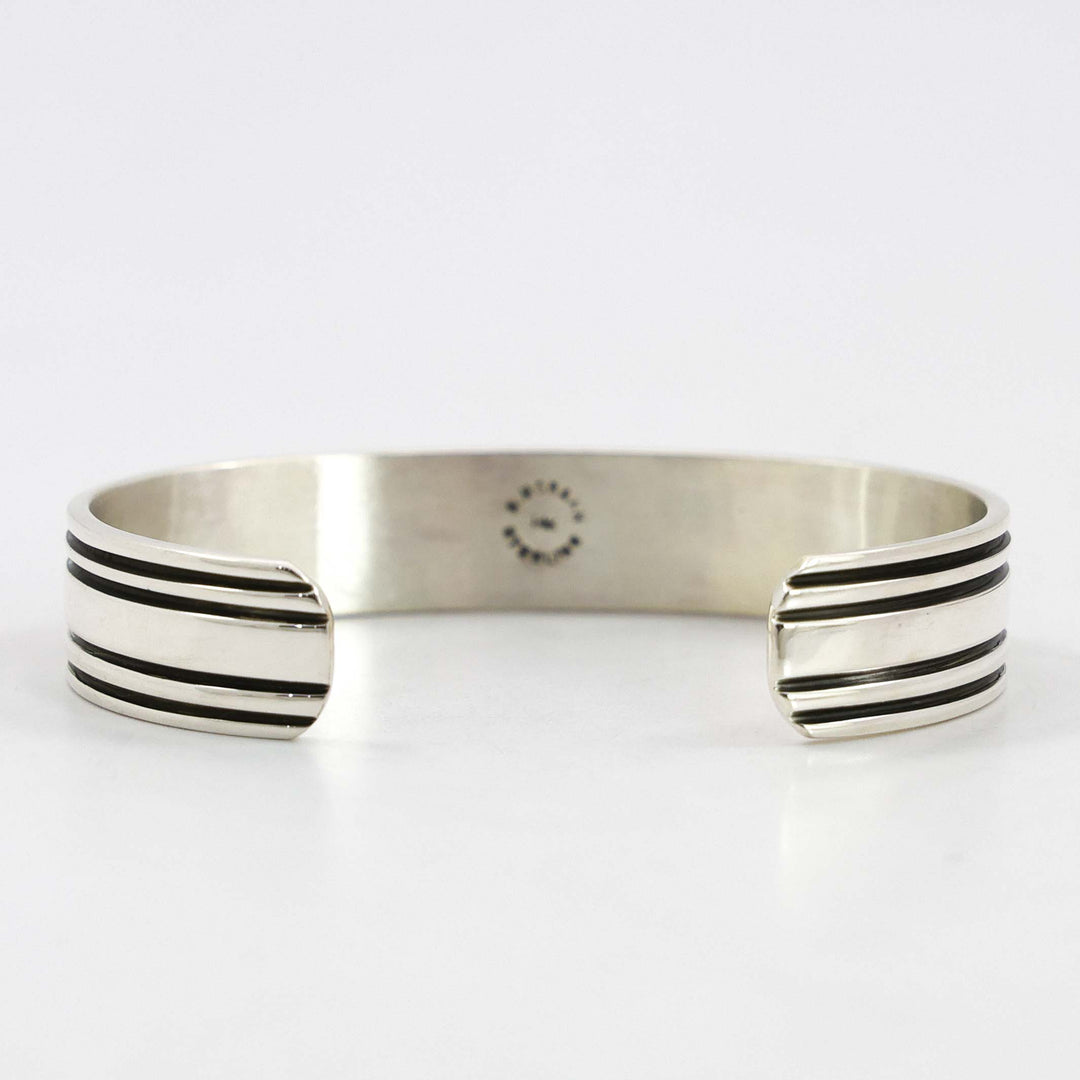Gold on Silver Cuff