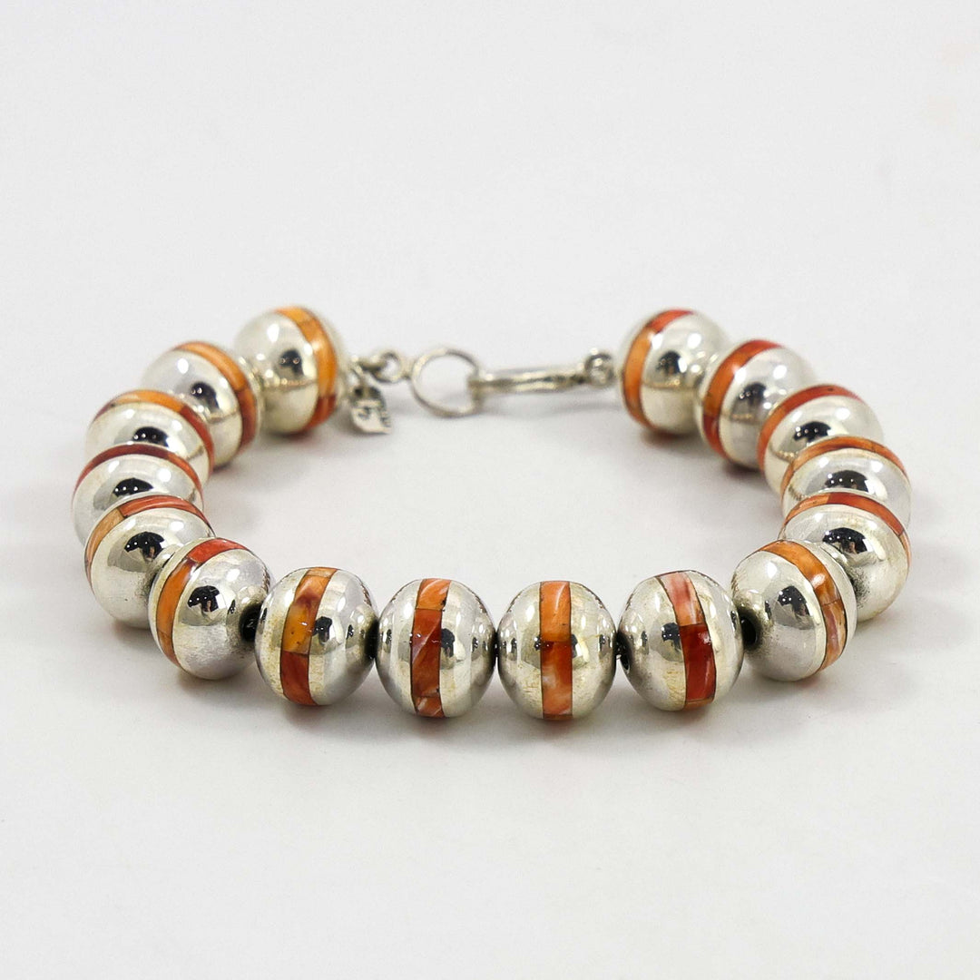 Spiny Oyster Bead Bracelet