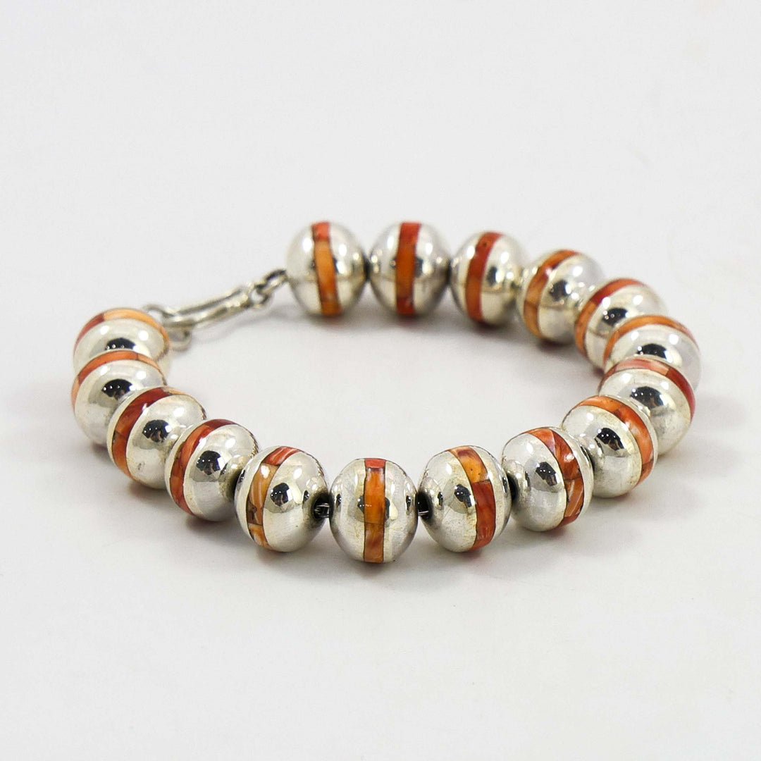 Spiny Oyster Bead Bracelet