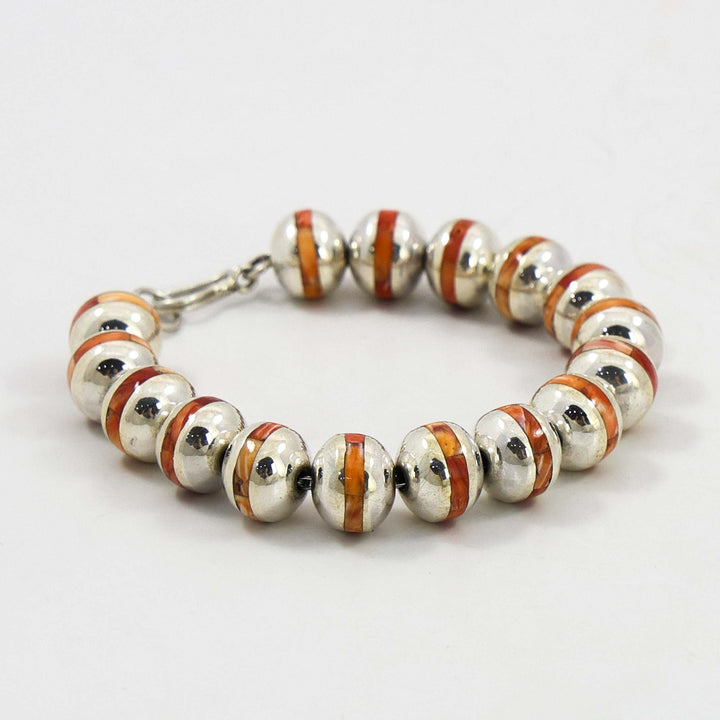 Spiny Oyster Bead Bracelet