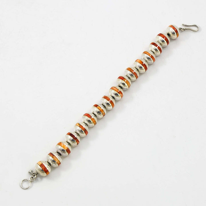 Spiny Oyster Bead Bracelet