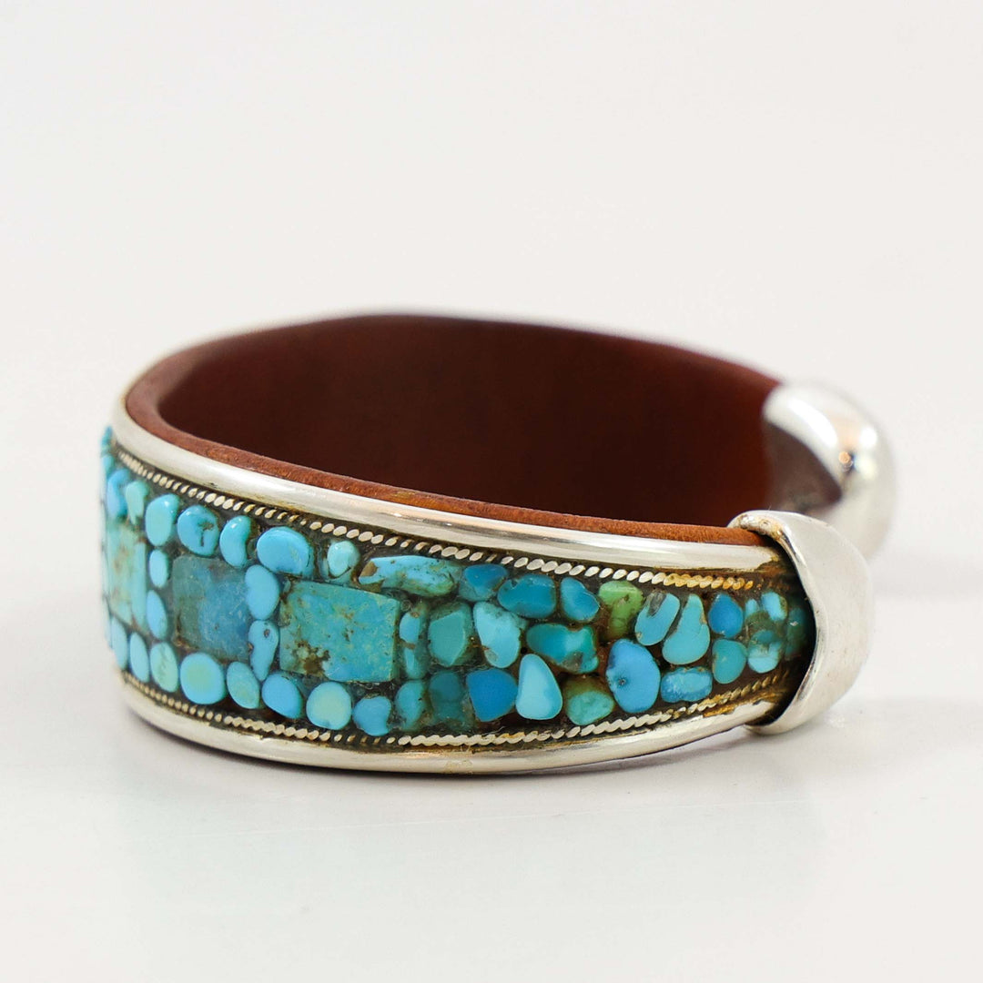 Turquoise Inlay Cuff