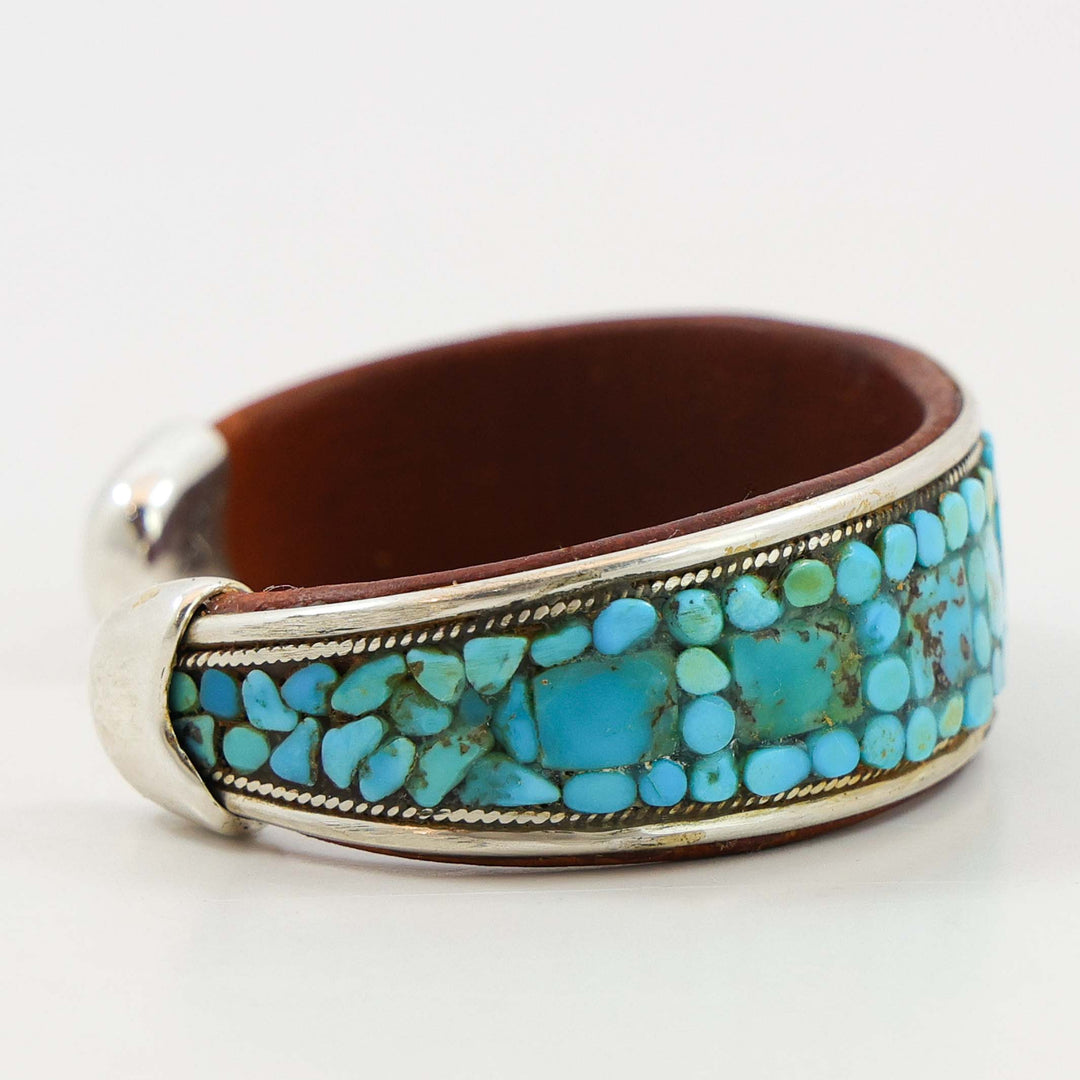 Turquoise Inlay Cuff