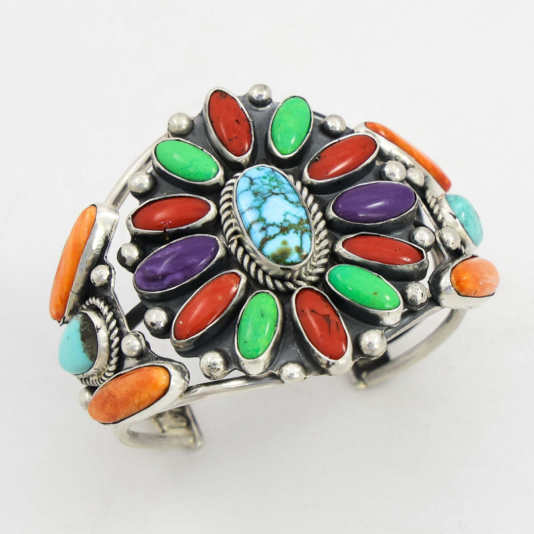 Colorful Multi-Stone Cuff