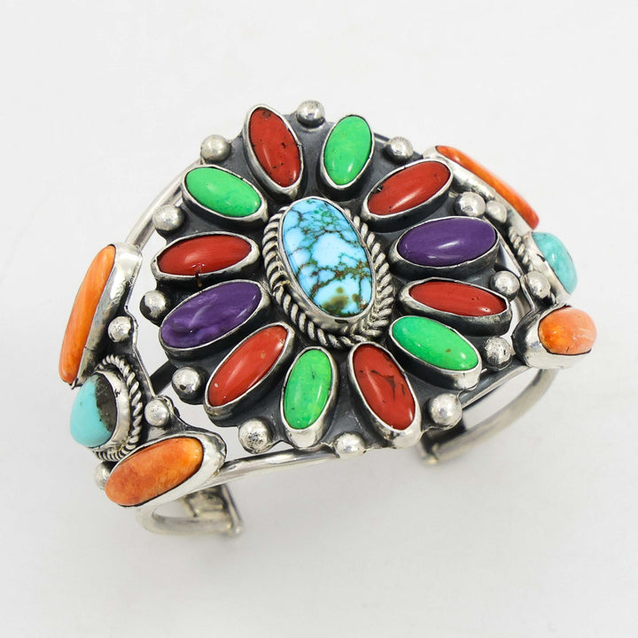 Colorful Multi-Stone Cuff
