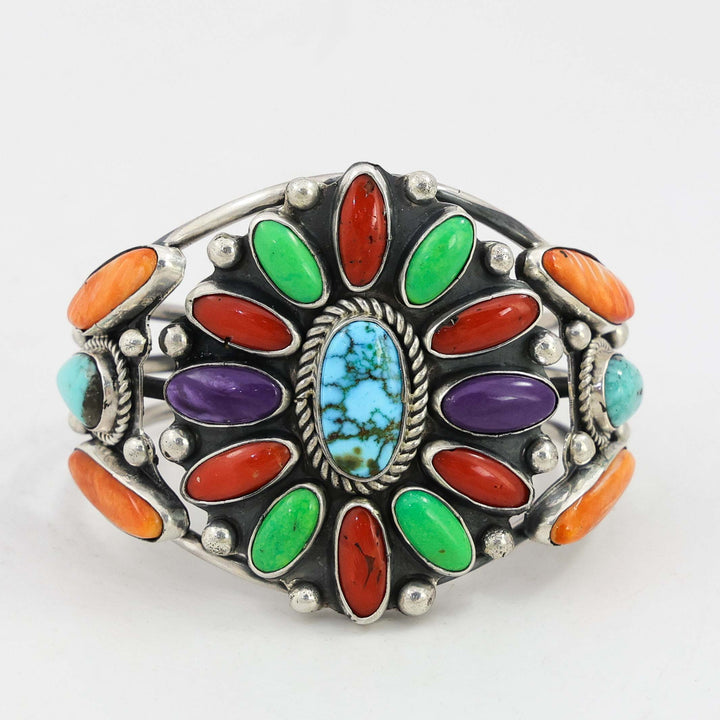 Colorful Multi-Stone Cuff