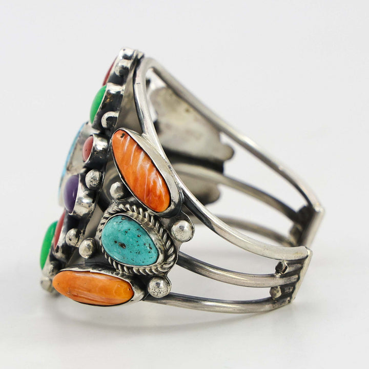 Colorful Multi-Stone Cuff
