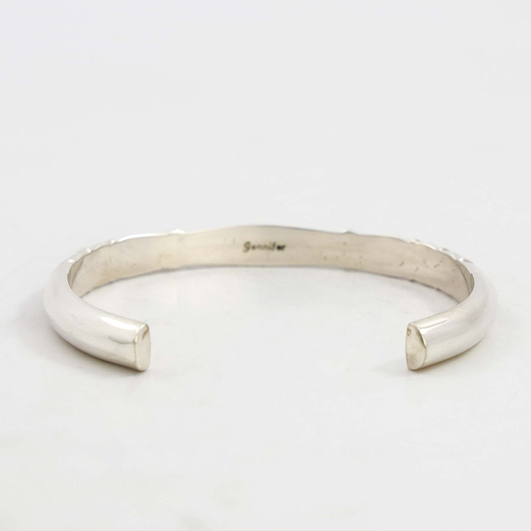 Stamped Silver Cuff