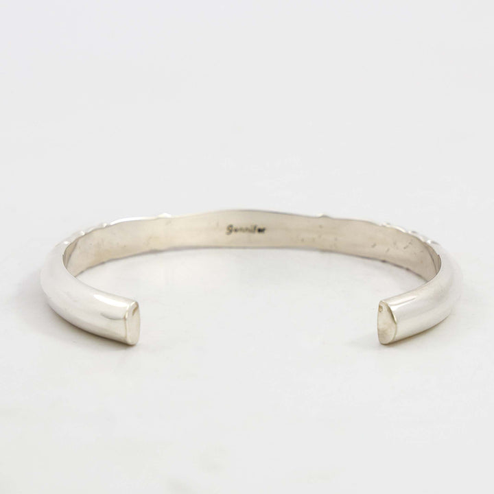 Stamped Silver Cuff