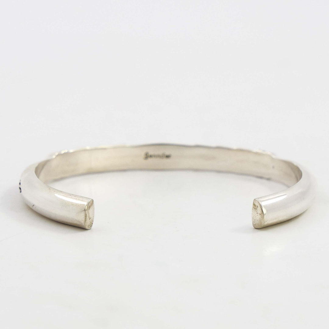 Stamped Silver Cuff