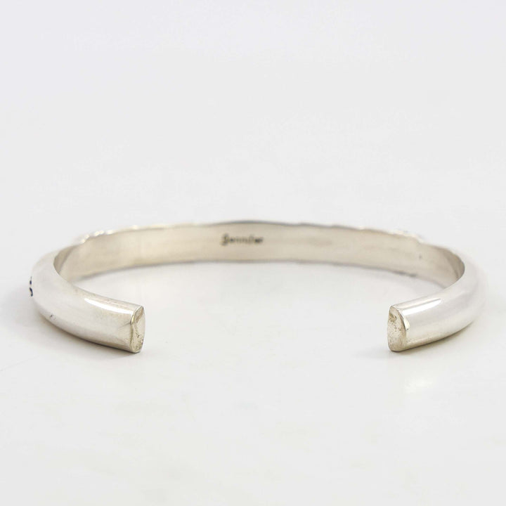 Stamped Silver Cuff