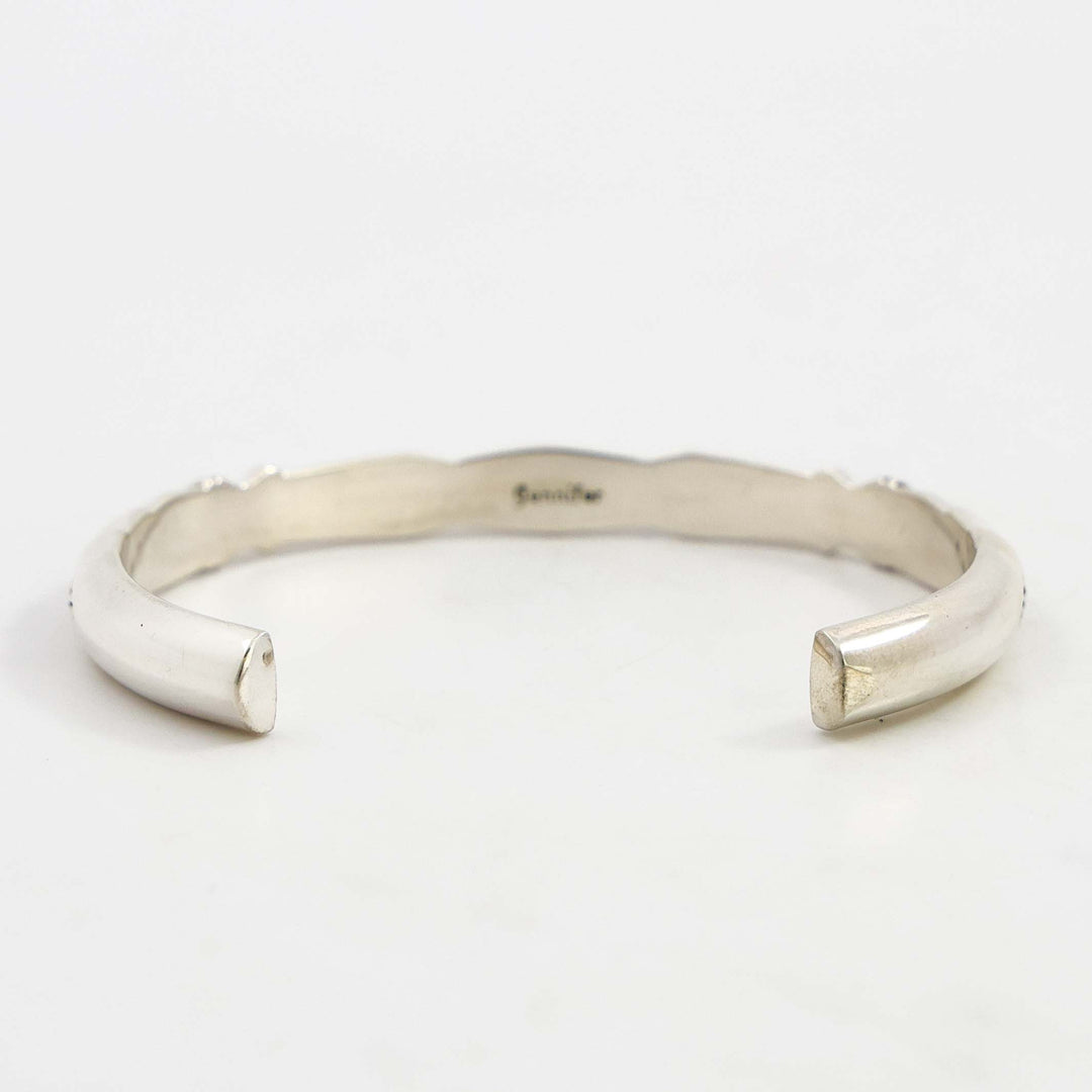 Stamped Silver Cuff