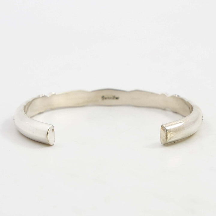Stamped Silver Cuff