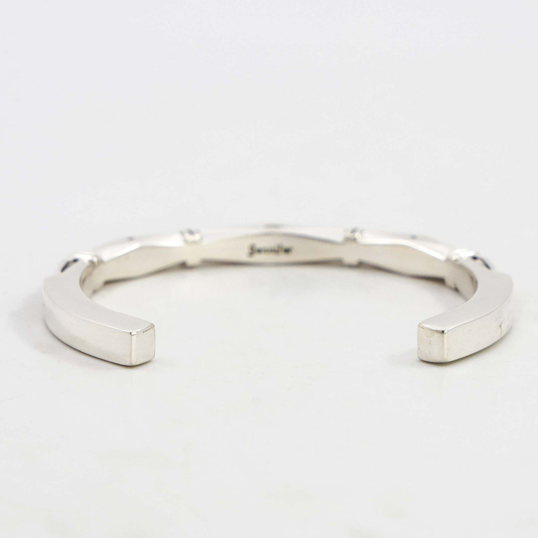 Stamped Silver Cuff