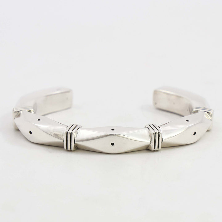 Stamped Silver Cuff