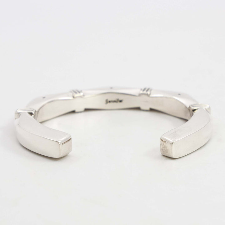 Stamped Silver Cuff