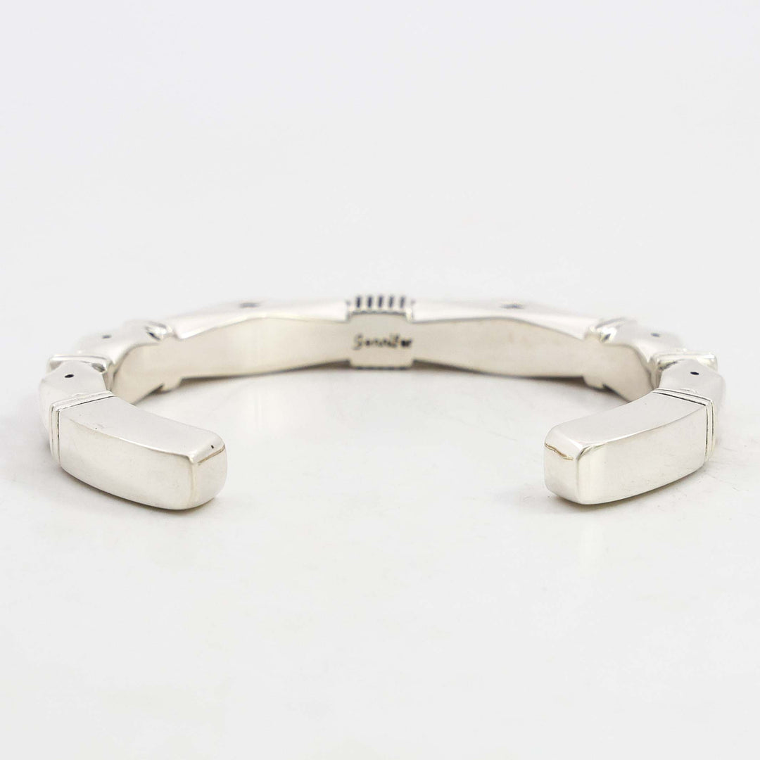 Stamped Silver Cuff