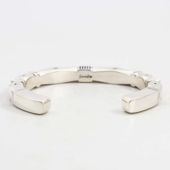 Stamped Silver Cuff