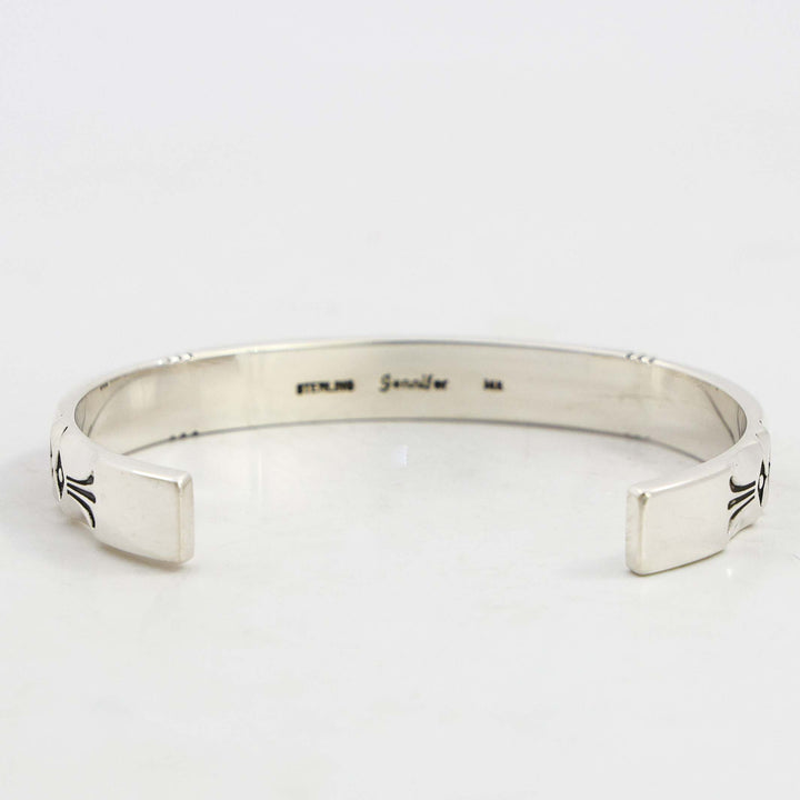 Gold on Silver Cuff