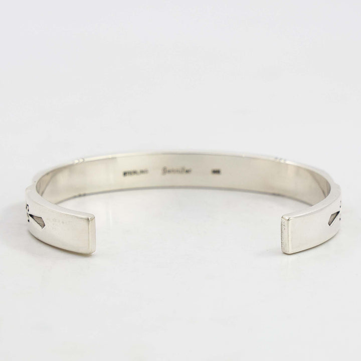 Gold on Silver Cuff
