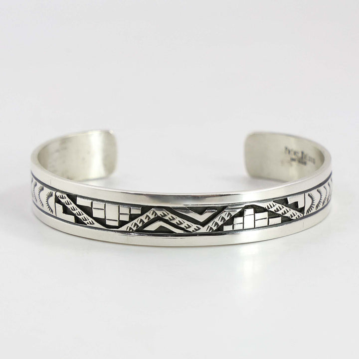 Silver Overlay Cuff