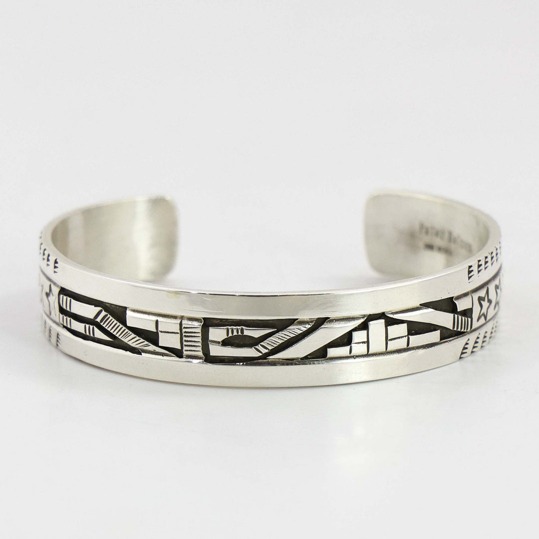 Silver Overlay Cuff