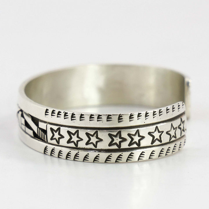 Silver Overlay Cuff