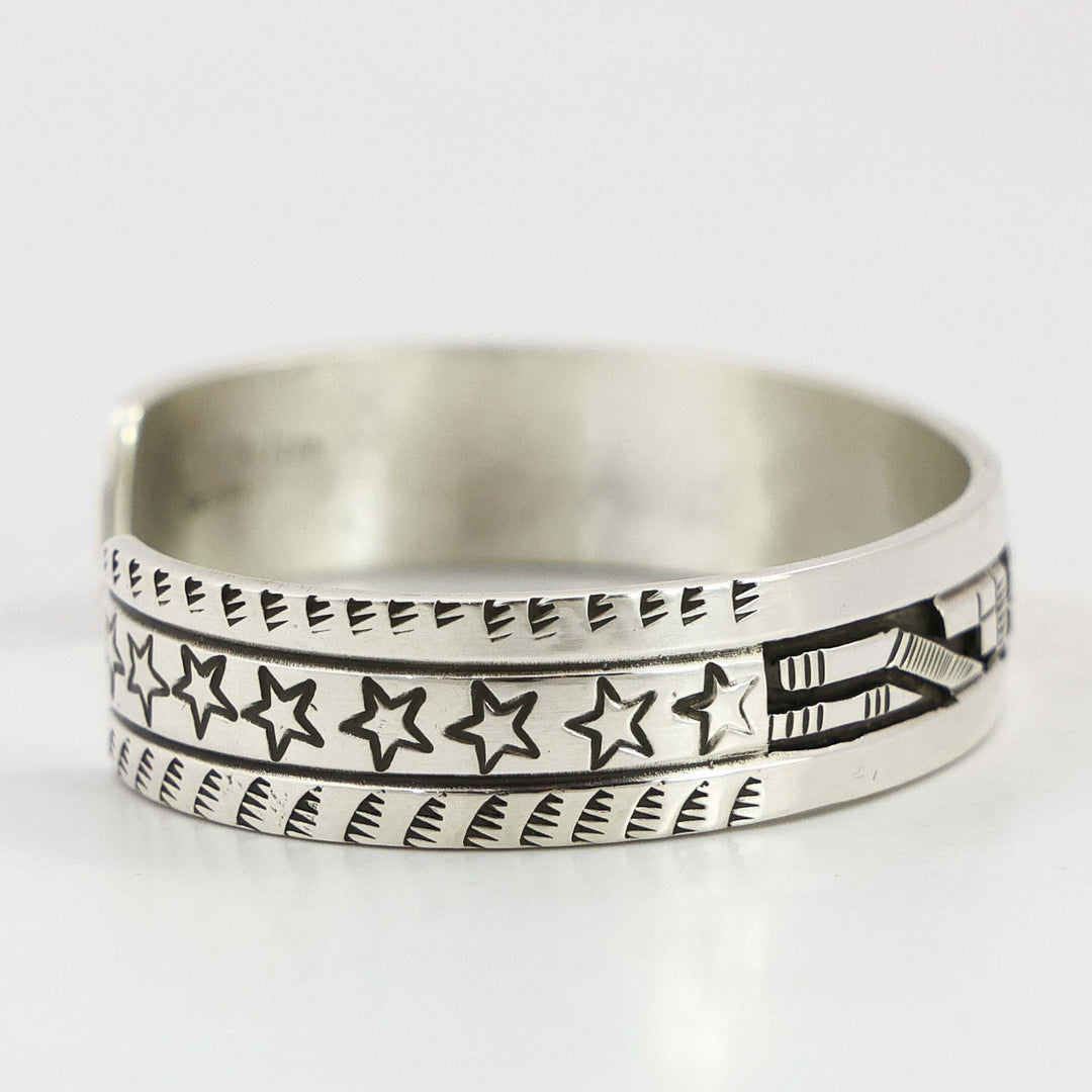 Silver Overlay Cuff